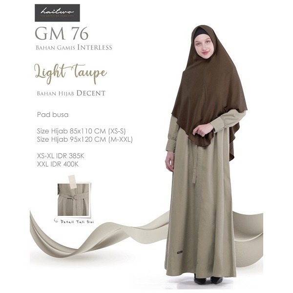 GAMIS HAIHAI GM 076 GM 76 GAMIS PREMIUM HAI HAI