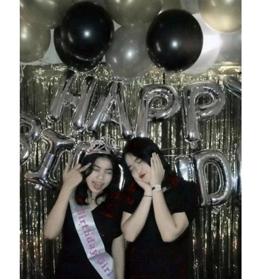 Dijamin Murah 2in1 Selempang happy birthday / selempang bridesmaid/ fashion birthday party mahkota d