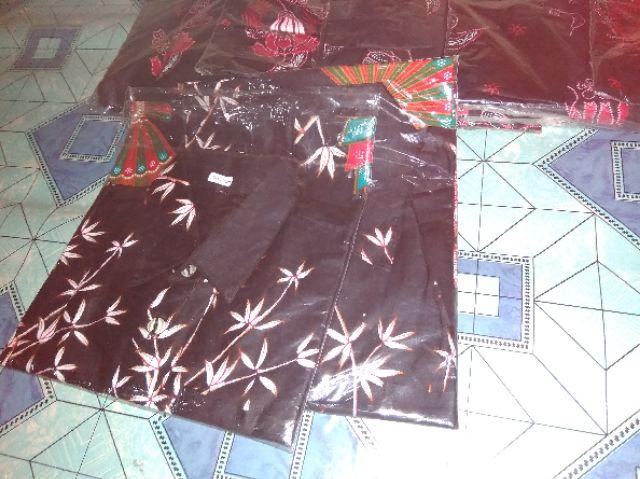 Baju Atasan Batik Ayah Dan Anak/ Kemeja Batik Kipas/kemeja Batik Cowok/kemeja Batik Anak