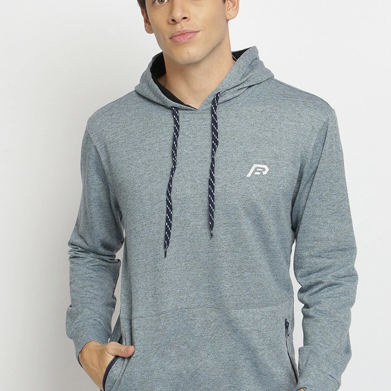 Poshboy Evan Hoodie Jaket Sweater Muscle Bluish Top