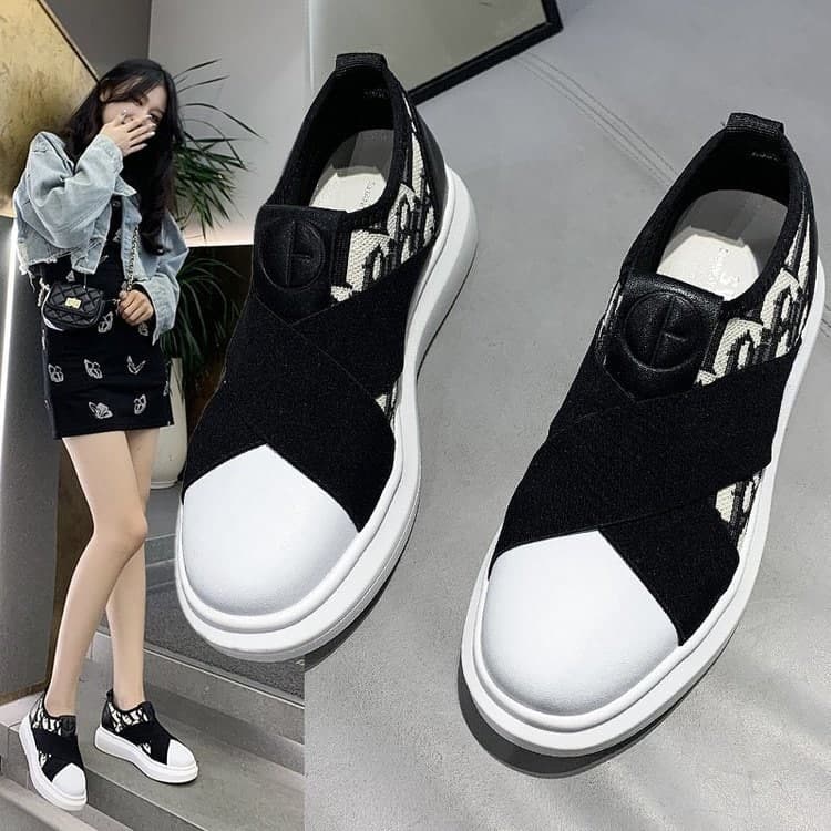 AGI2226 sepatu wanita murah sepatu fashion import sneakers wanita terbaru kekinian cod jakarta