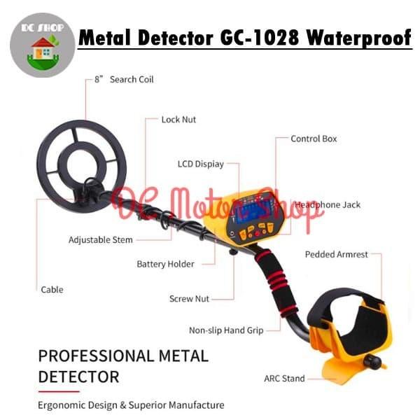 Thesa | Detektor Emas Logam Gold Metal Detector Coil Waterproof Gc1028 Gc-1028