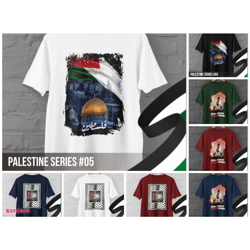 (DISTRO) KAOS PALESTINA PRIA - KAOS PALESTINA WANITA LENGAN PANJANG