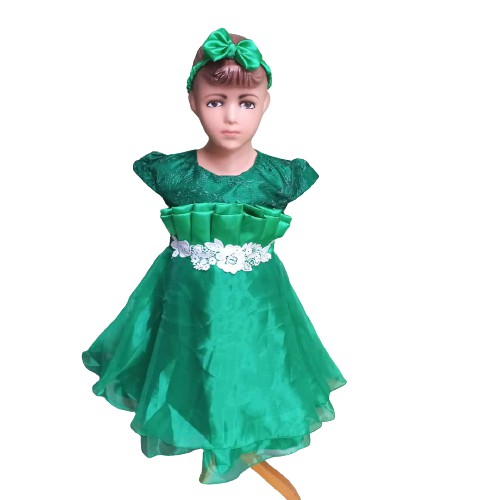 Gaun Natal Bayi 6 12 Bulan Dress Anak Hari Raya 10 Tahun Baju Christmas Natalan Model Terbaru 2023 GRATIS PITA Tutu Pesta Merry Chirstmas Satin Organdi KA73