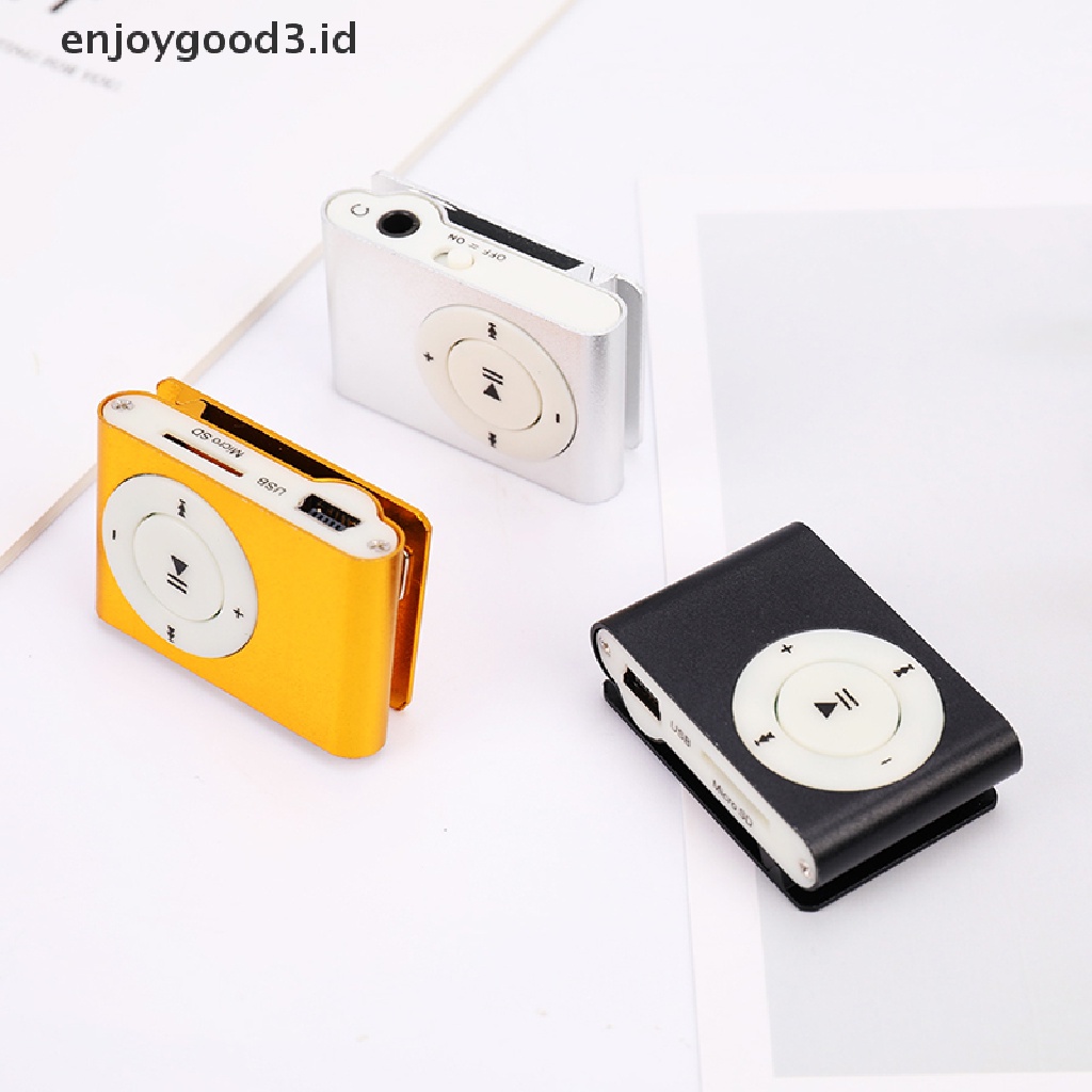 Mp3 Player Mini Portable Support Kartu Tf