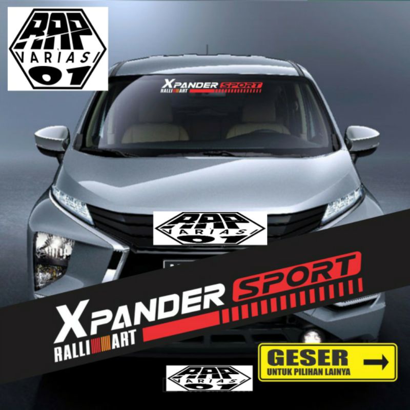 stiker kaca depa X Pander, stiker cutting mobil