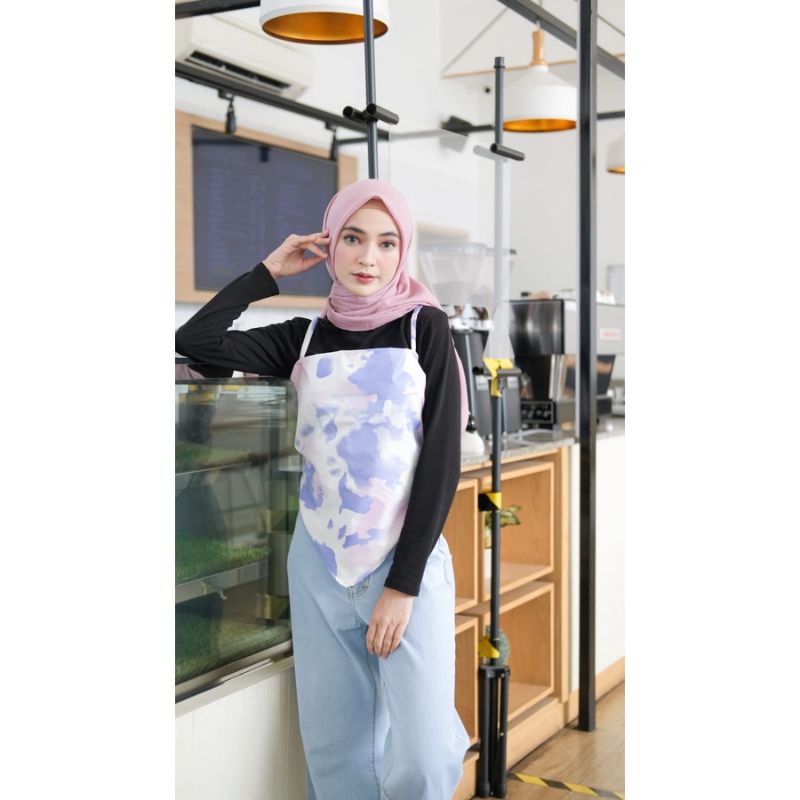 Tanktop SOULA / Tanktop Scraft milenna paddle pop / Tanktop Model Tie dye jumbo tali belakang hijab outher lebaran atasan aesthetic ungu printing print