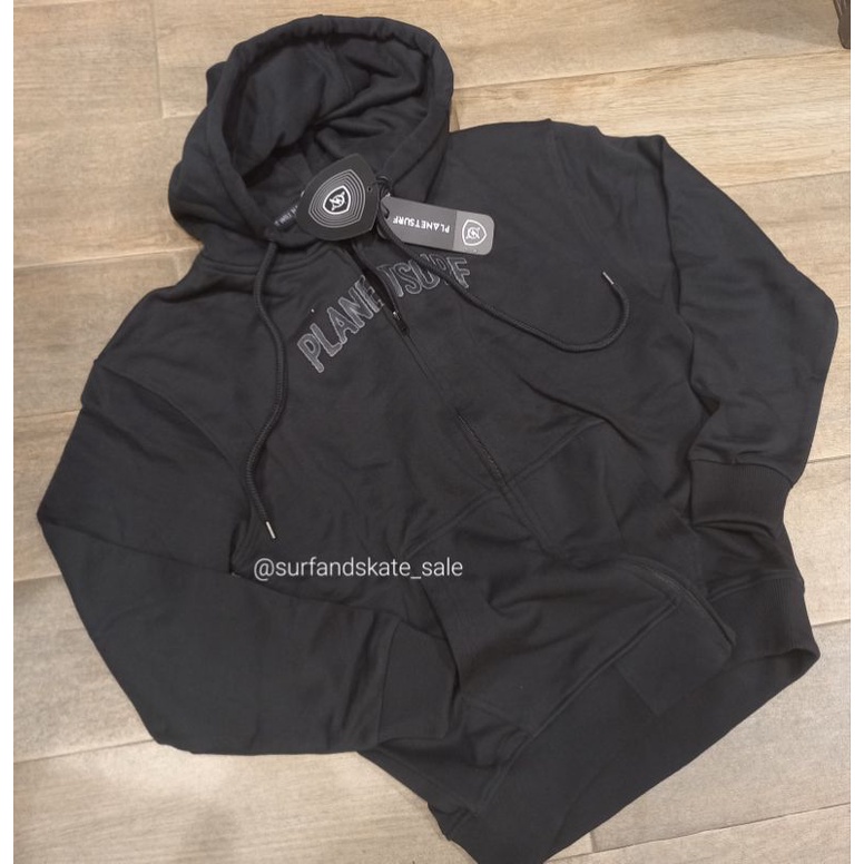 Hoodie Planet Surf Original New Arival Hinter Hoodie 221C Balck