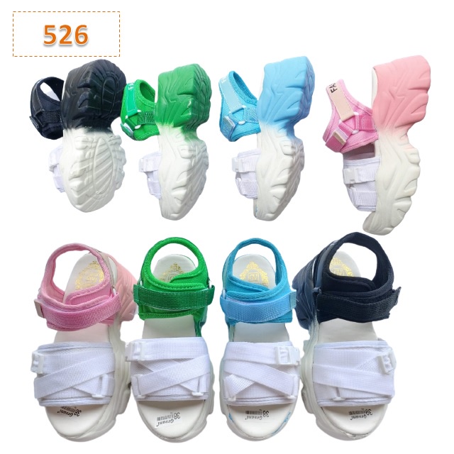 Sandal Gunung Tali Wanita Silang Dual Tone Tebal Sol 5 Cm (526)