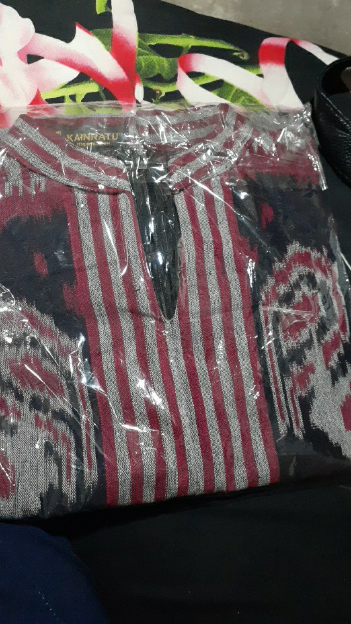 V Neck Tenun Sumba Fa211ah