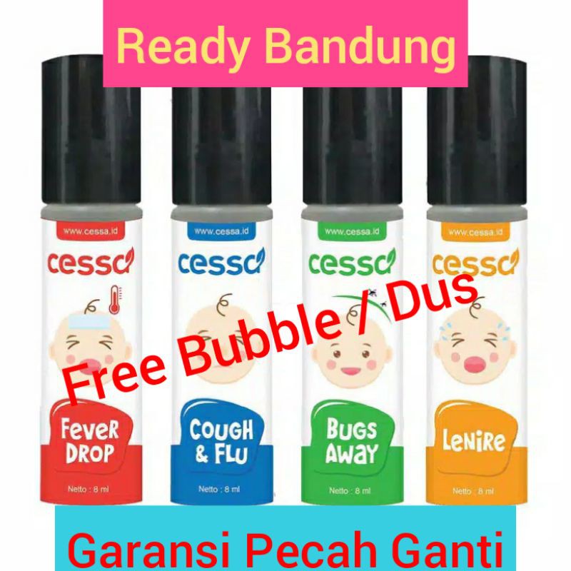 Cessa BAYICessa Baby (0-2 tahun) Fever Drop , Essensial Oil Baby &amp; Kids / cough and flu / fever drop / lenire / bugs away /Cessa Bayi obat essa Baby Natural Essential Oil / Herbal bayi / obat flu bayi / obat batuk Bayi Obat demam Bayi Cessa Baby bayi oil