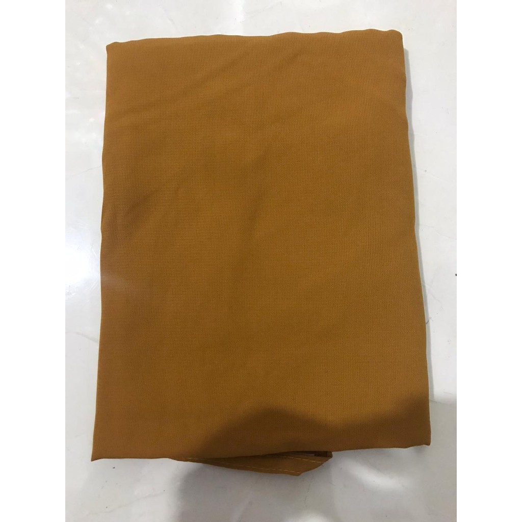 KERUDUNG BERGO MARYAM XL WOLFIS HIJAB INSTAN-Mustard