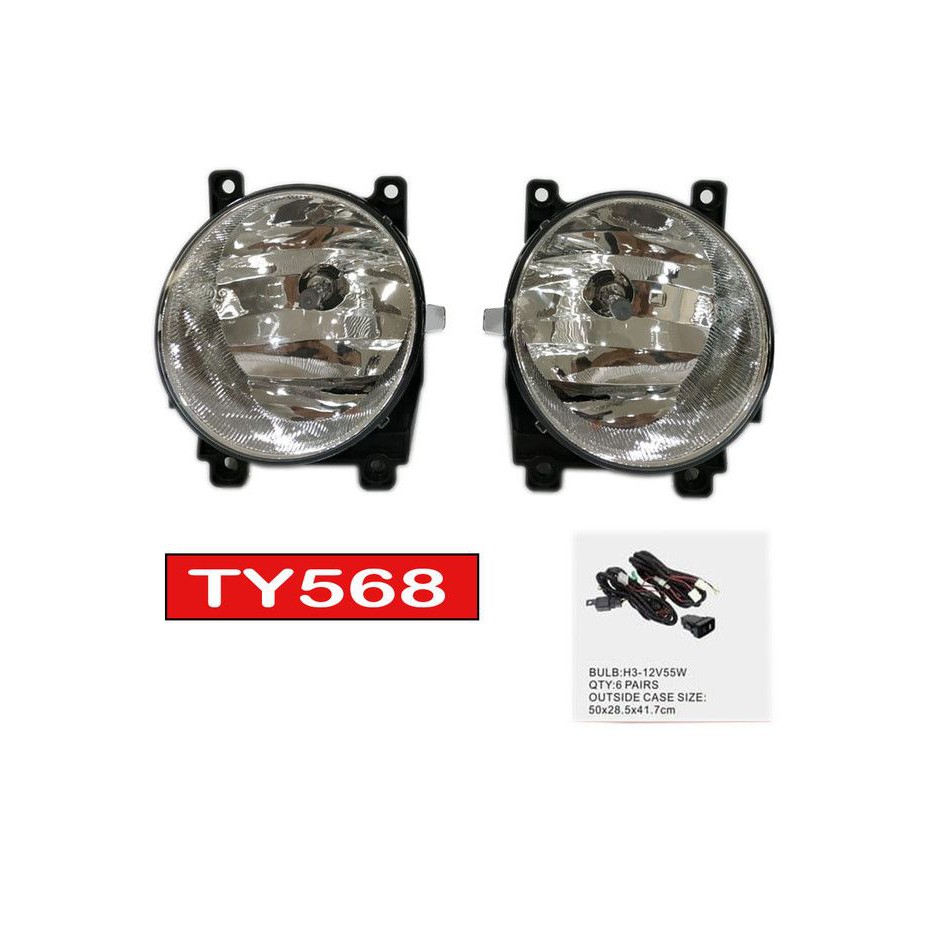 FOGLAMP / LAMPU KABUT DLAA TY568 TOYOTA LAND CRUISER 2012~ON