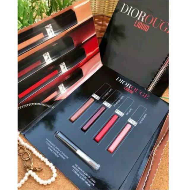 DIOR LIPSTICK / Dior Rouge liquid lipstick / Dior mini lipstick