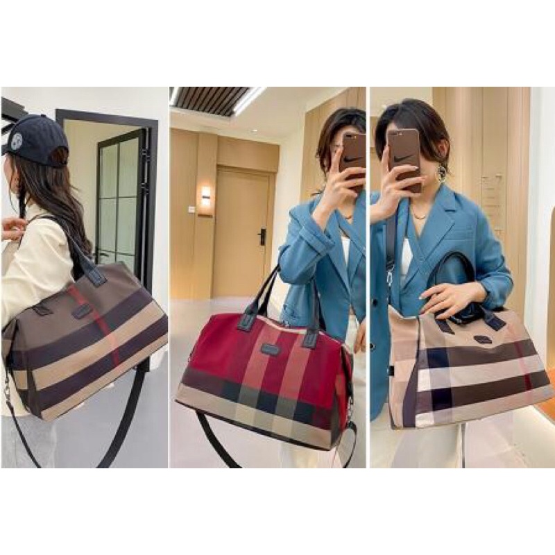 SG2085 syafniegalery BV Mono Zipper Tote Bag tas pakaian import travellers Bag 1900