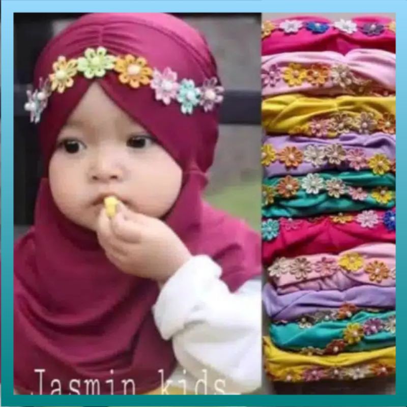 Jilbab Bayi Melati / Jilbab Anak Melati