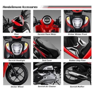 BANTING HARGA  AKSESORIS  MOTOR  HONDA GENIO  GARNISH AIR 