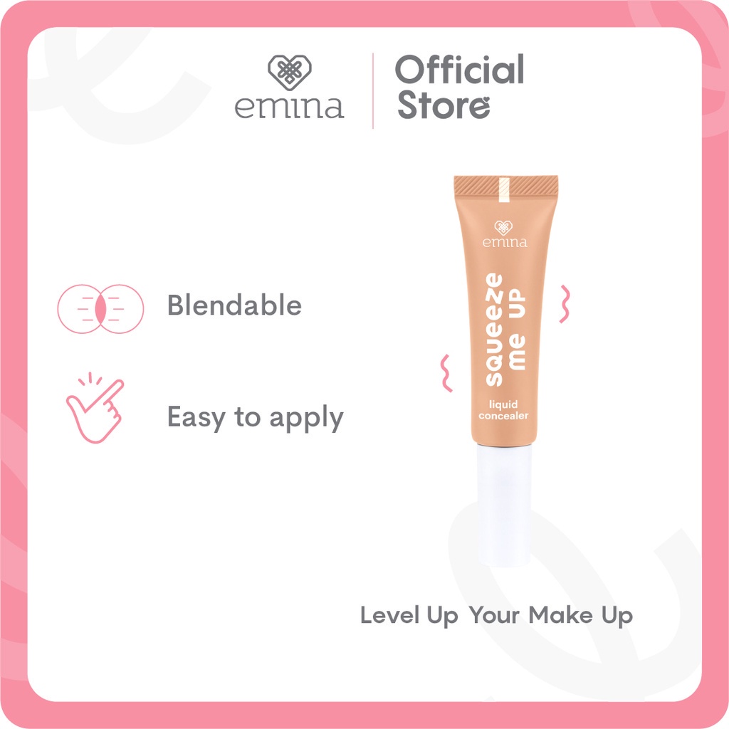 ⭐️ Beauty Expert ⭐️ EMINA Squeeze Me Up Series - Browcara Lip Matte Lip Gloss Liquid Concealer Mascara