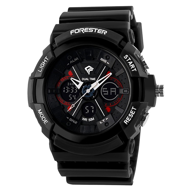 JAM TANGAN FORESTER JTF 1005 DIGITAL ANALOG WATCH CR2016/SR