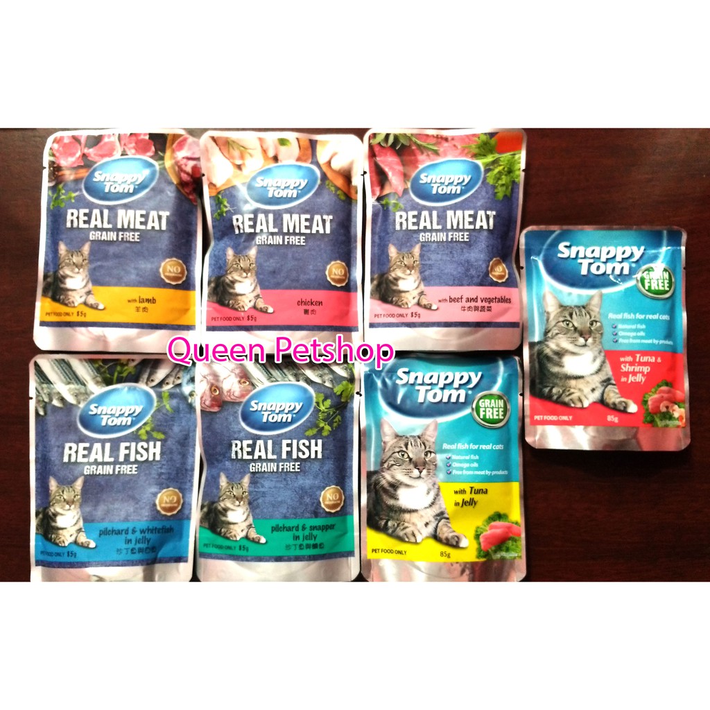 Snappy tom adult sachet 85 gram - Snappy tom adult pouch - Snapytom sachet dewasa