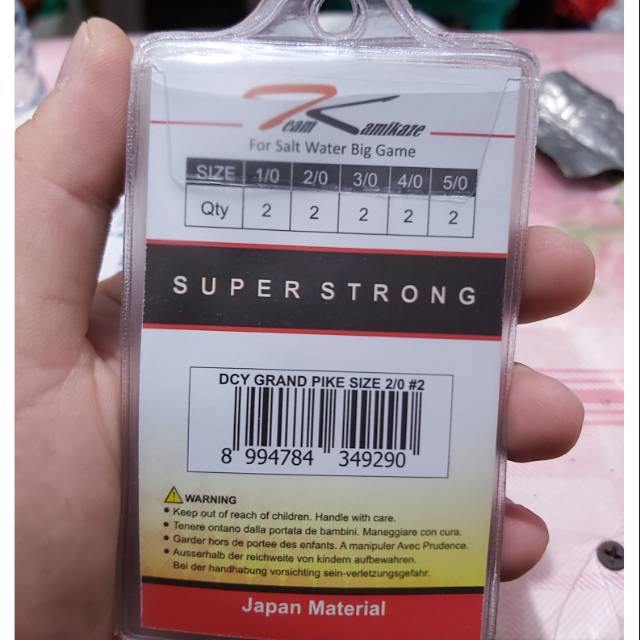 Pancing kamikaze grand pike saltwater big game