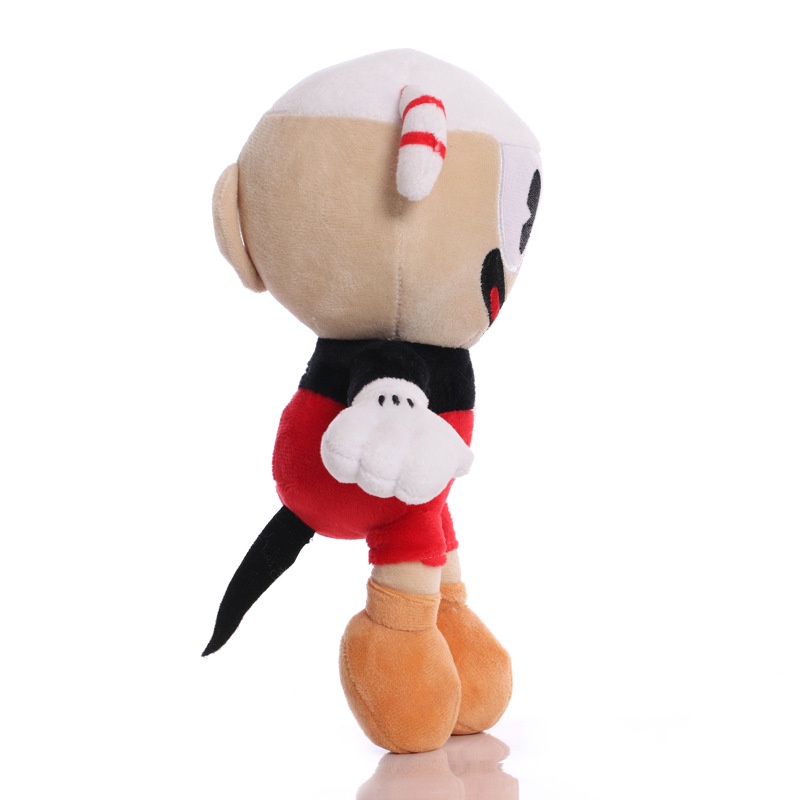 Mainan Boneka Stuffed Plush Kepala Mug Game Cuphead Ukuran 24CM Untuk Hadiah Anak