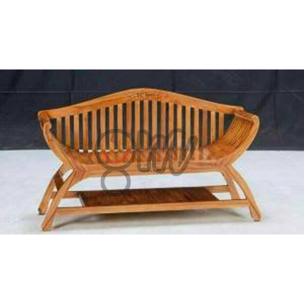 Bangku Yuyu SAndaran Kayu Mindi - Bangku Teras - Bangku Malas