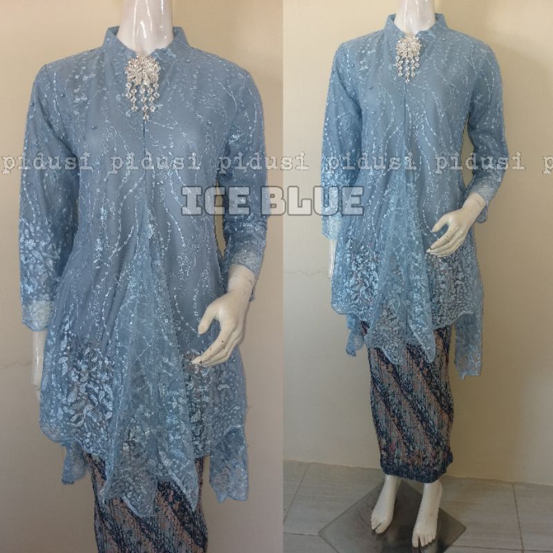 KEBAYA TULLE MUTIARA BORDIR (GLITER) / KEBAYA ANAK MUDA / KEBAYA MODERN