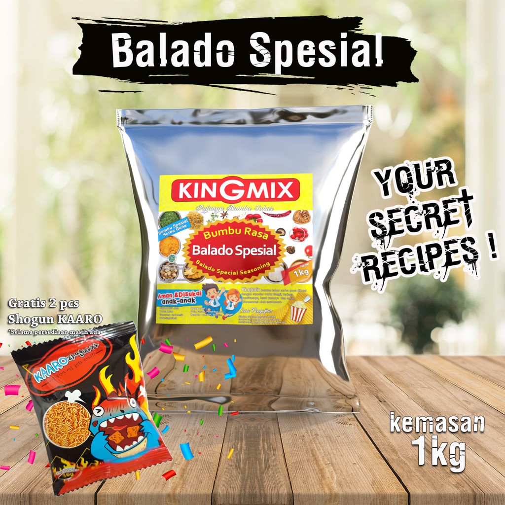 

Bumbu Tabur Kingmix Premium 1 Kg