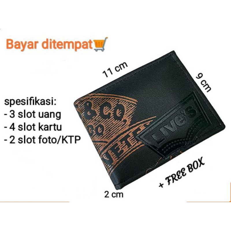 2.2 COD SALE ||Promo!!Dompet pria/Dompet pria murah/Grosir dompet pria/Dompet kulit sintetis/Dompet lipat