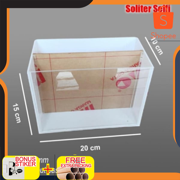 akrilic soliter aquarium ikan cupang hias.dll Keren