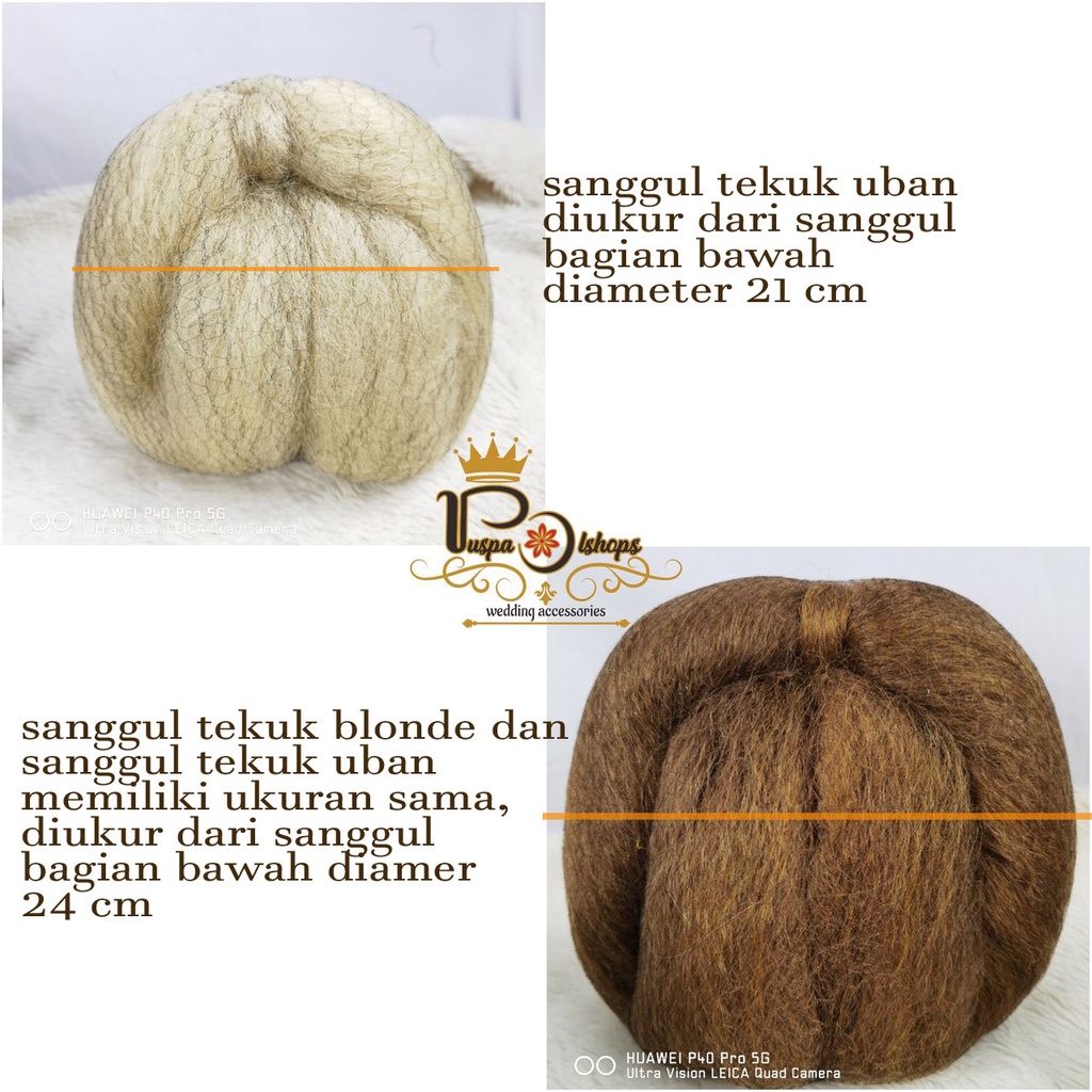 SANGGUL JAWA BOKOR SANGGUL PIRANG SANGGUL UBAN BLONDE