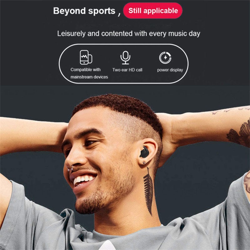 ITS TWS Y30 Wireless Earphones High-quality Smart Touch HiFi Stereo Sport Headphone Waterproof Headset