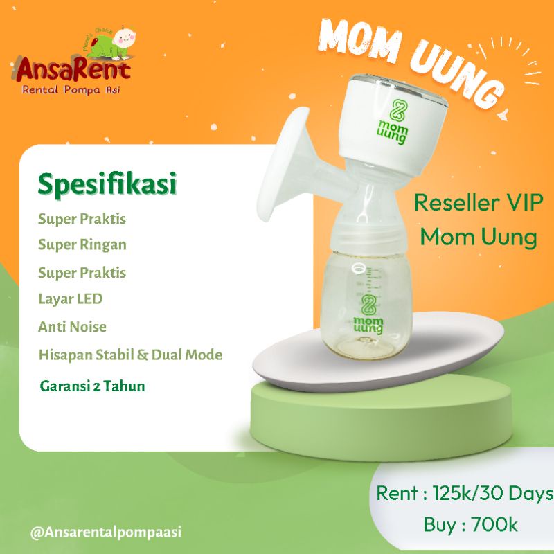 Sewa Handsfree Mom Uung Sewa Pompa asi Portable Mom Uung ISI FORM DULU