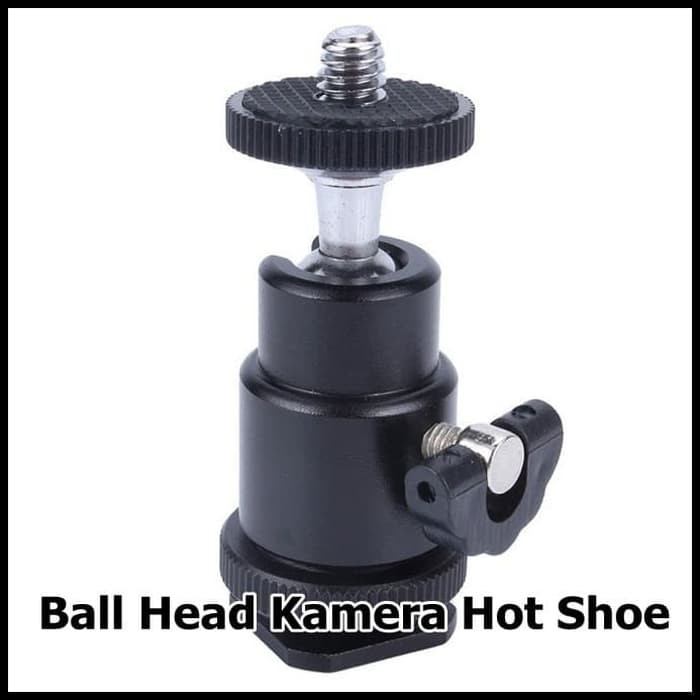 TaffSTUDIO Ball Head Kamera Hot Shoe 1/4 QM3621 Black