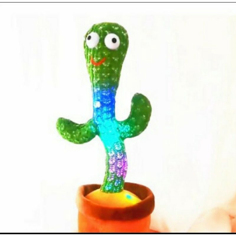 Mainan kaktus dancing / cactus dance / boneka kaktus goyang tiktok