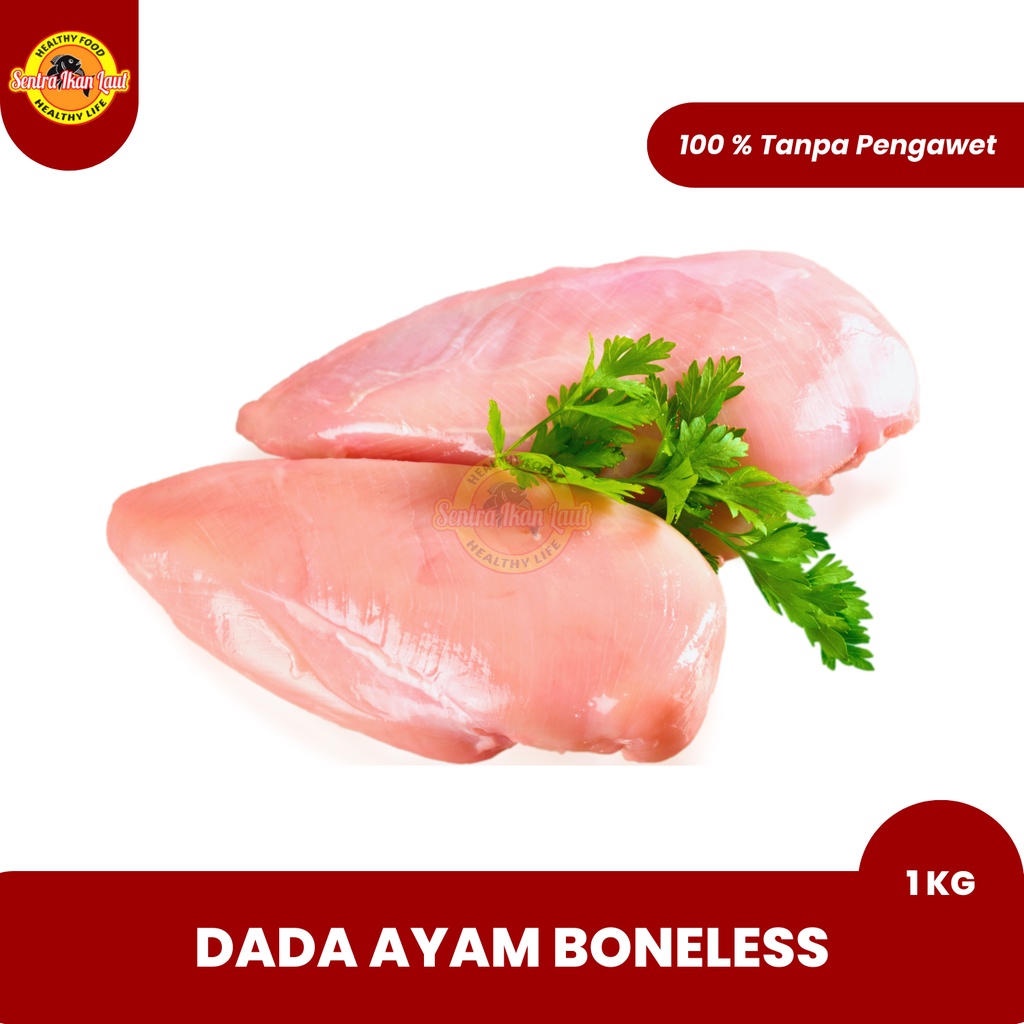 

Daging Dada Ayam Fillet Tanpa Tulang Kulit Boneless 1 Kg