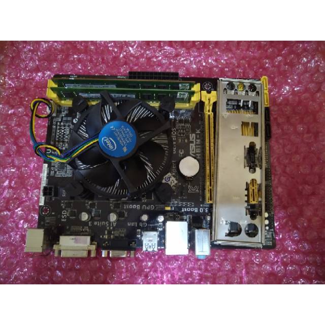 paket mainboard h81 i5 4590 ram 8gb fan asus gigabyte