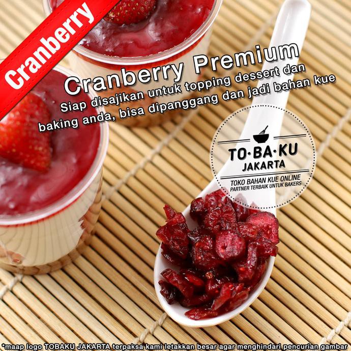 

PROMO ENAK Cranberry Dried Kranberry Kering Cranberries Red Unsweetend 500gr Terlaris