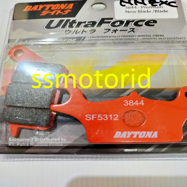 Kampas Rem Depan Brake Pad Dispad Supra X 125 FI F1 DAYTONA Pro Series