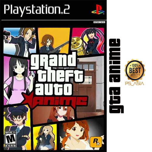 Kaset PS 2 GTA Anime Legend