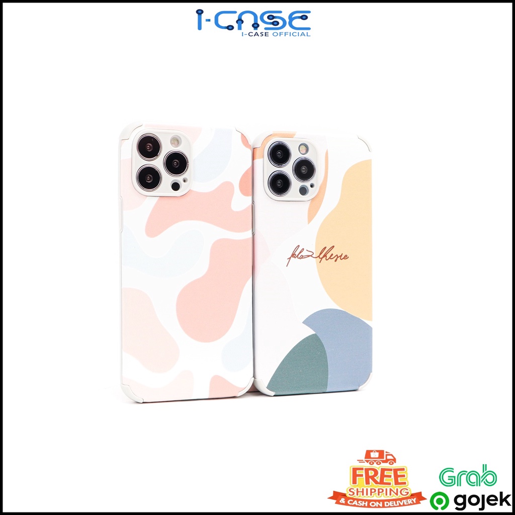 Soft Case Leather Morandi Leopard  Full Lens Cover iPhone 7 8 SE 7+ 8+ X XR XS 11 12 13 Mini Pro Max