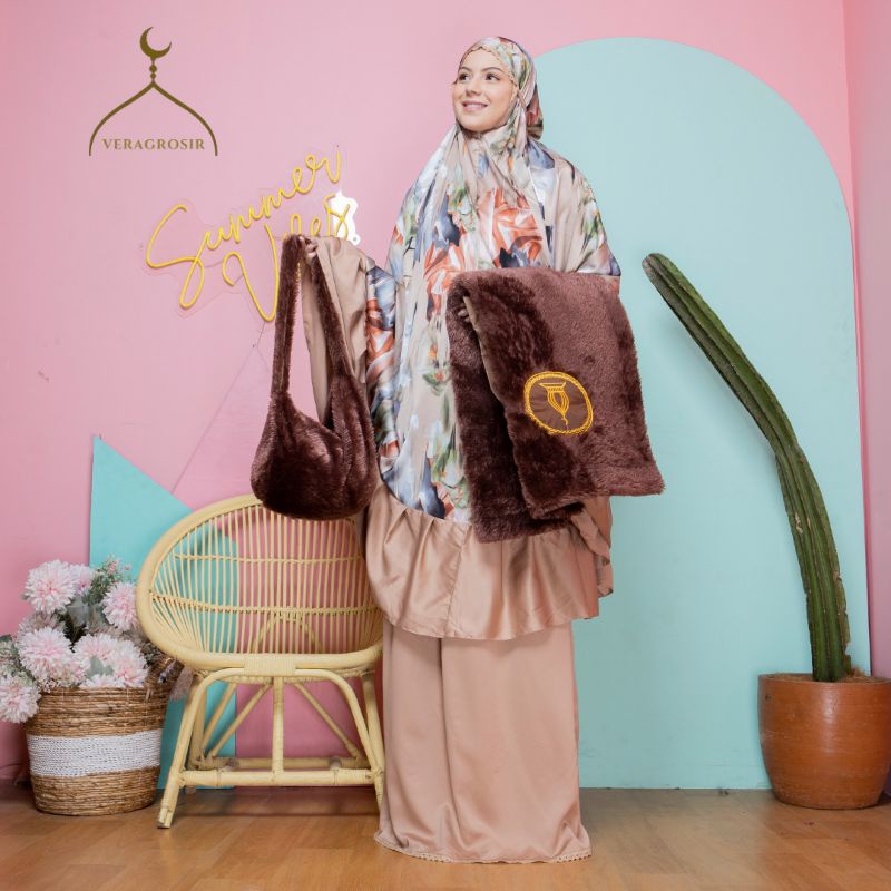 SAJADAH BULU TRAVEL SAJADAH BUSA TIPIS SAJADAH LIPAT+TAS BULU/TAS MIKA FREE BORDIR NAMA