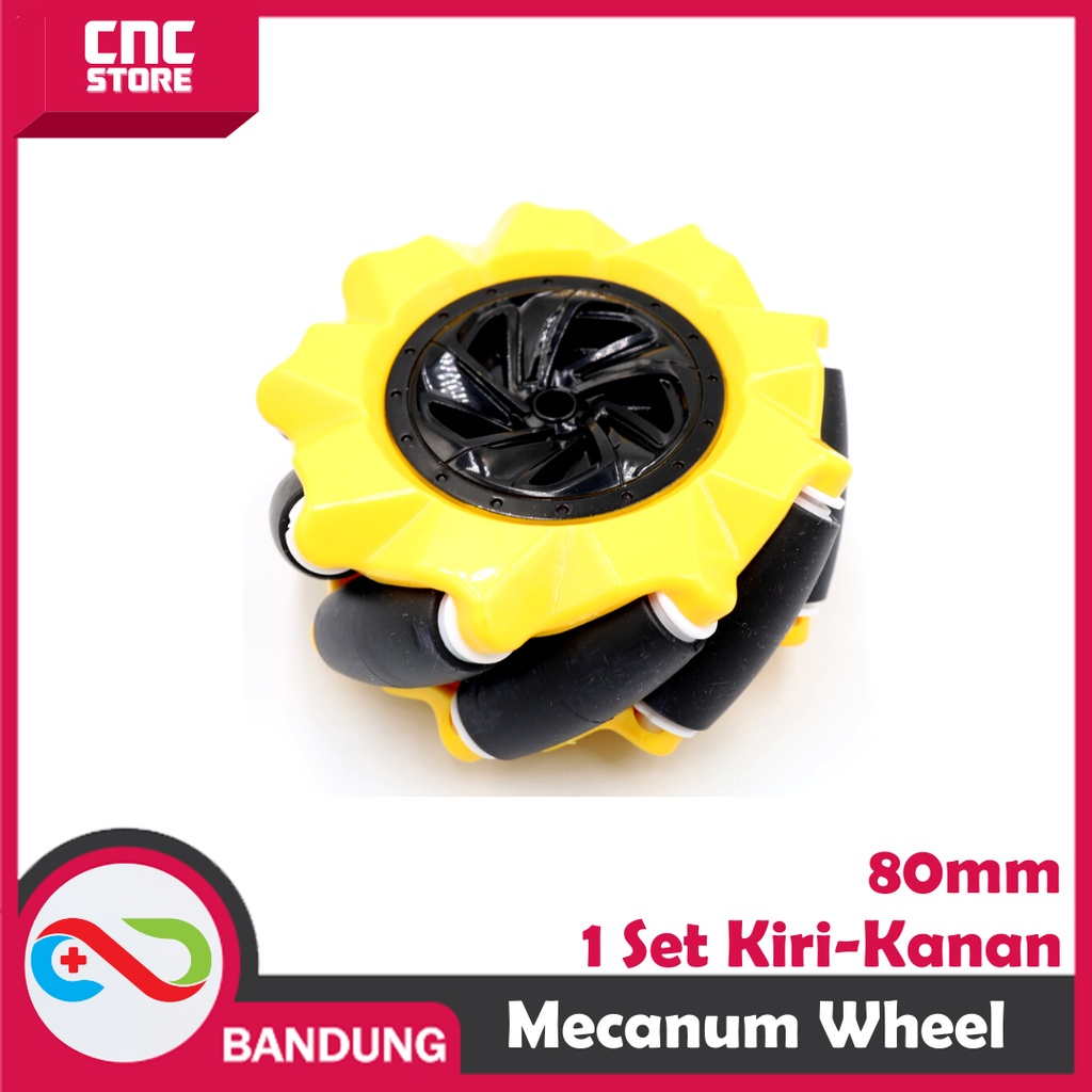 MECANUM WHEEL RODA ROBOT OMNI-DIRECTIONAL OMNI WHEEL 80MM SMART CAR