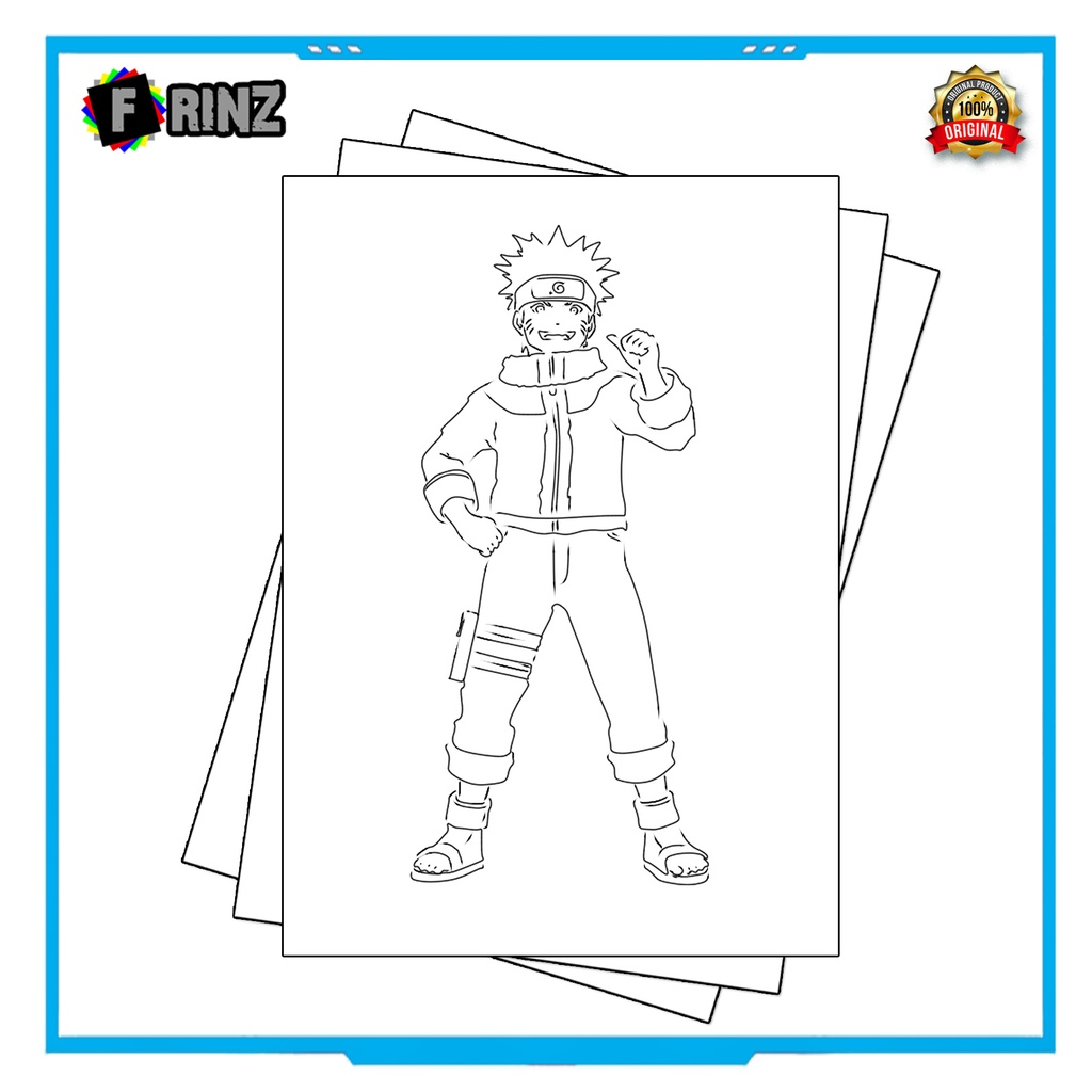Gambar Sketsa Mewarnai ~ 11 . Naruto Part 1 / Seketsa Lukis / Drawing Sketch / Menggambar-12