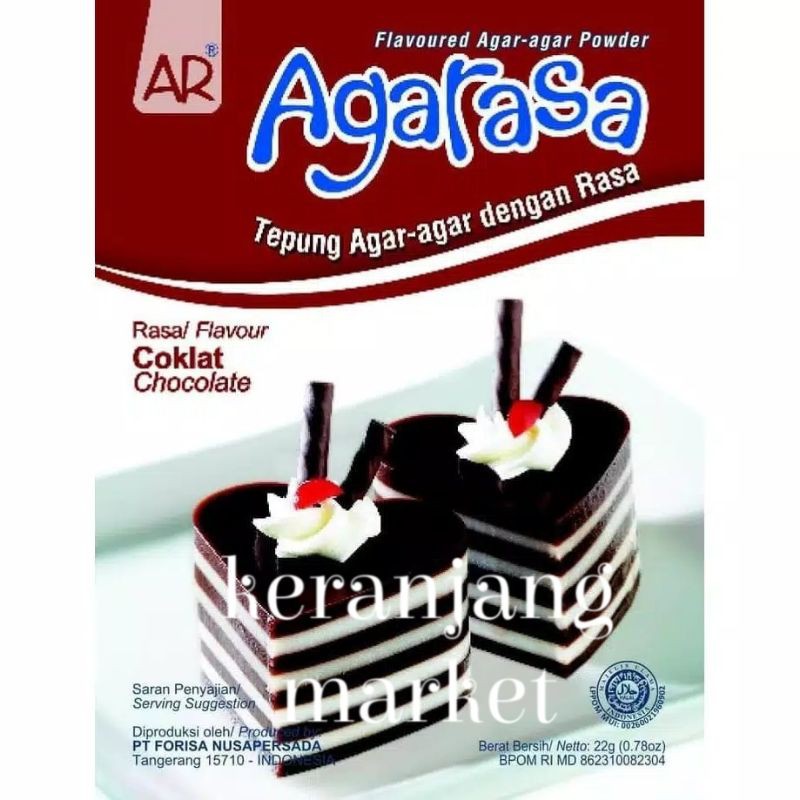 

Keranjang market nutrijel Agarasa coklat 22g