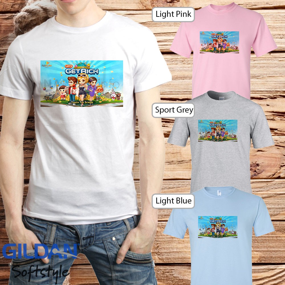 kaos anak dewasa game lets get rich 05
