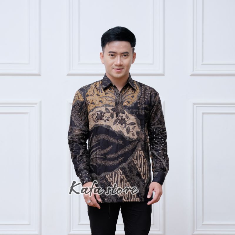 Kemeja Cowok Batik Jumbo Baju Batik Pria Jumbo Kemeja Cowok Jumbo  BIG SIZE M,L,XL,3XL,4XL,5XL,6XL.