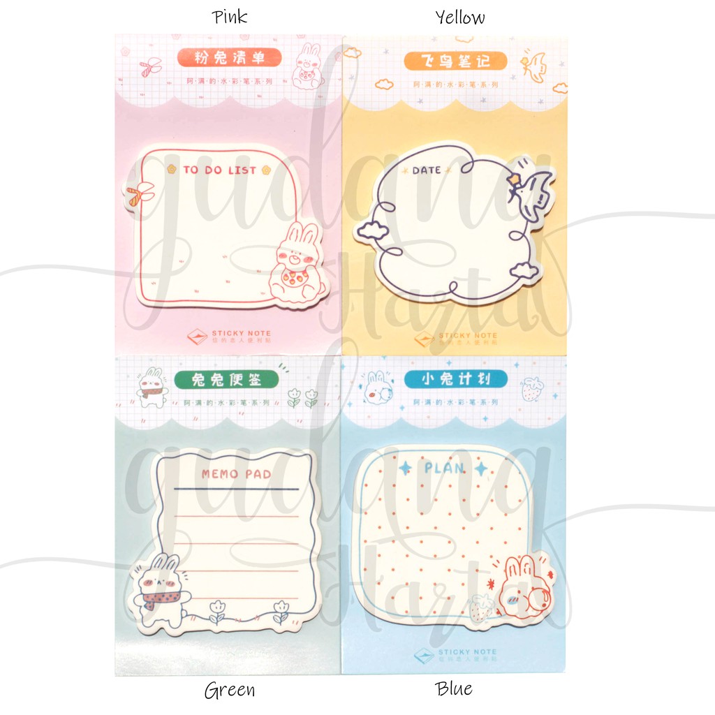 

Sticky Notes Simple Animal Agenda Memo Lucu DIY Scrapbook GC 301131