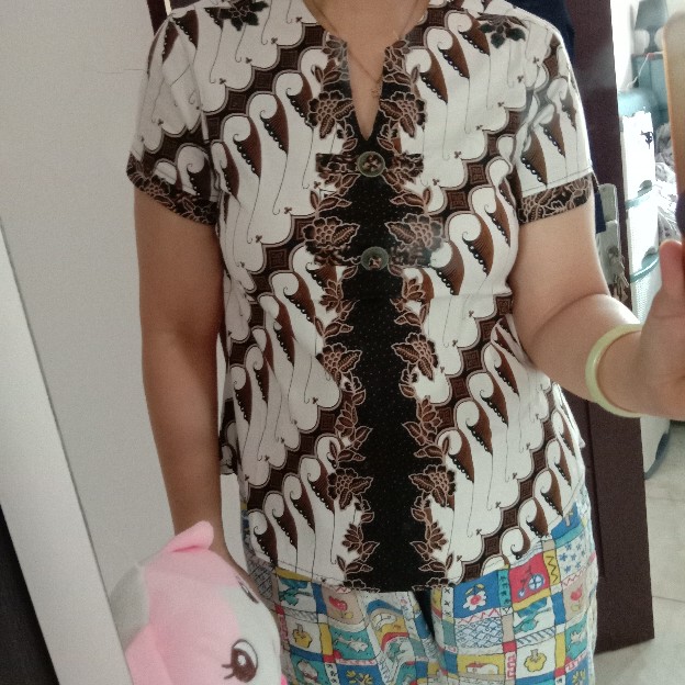 Mety Top Standar / Jumbo / Super Jumbo- Atasan Batik Jumbo Wanita Blouse Wanita / 262